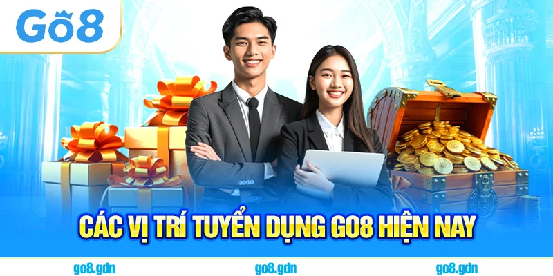 Các vị trí tuyển dụng Go8 hiện nay