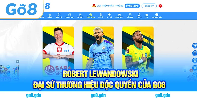 Robert Lewandowski – Đại sứ thương hiệu độc quyền của Go8