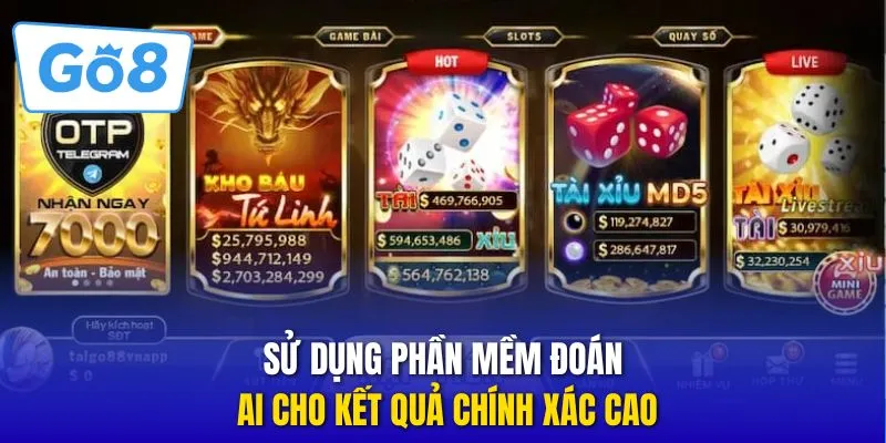 Sử dụng phần mềm đoán AI cho kết quả chính xác cao
